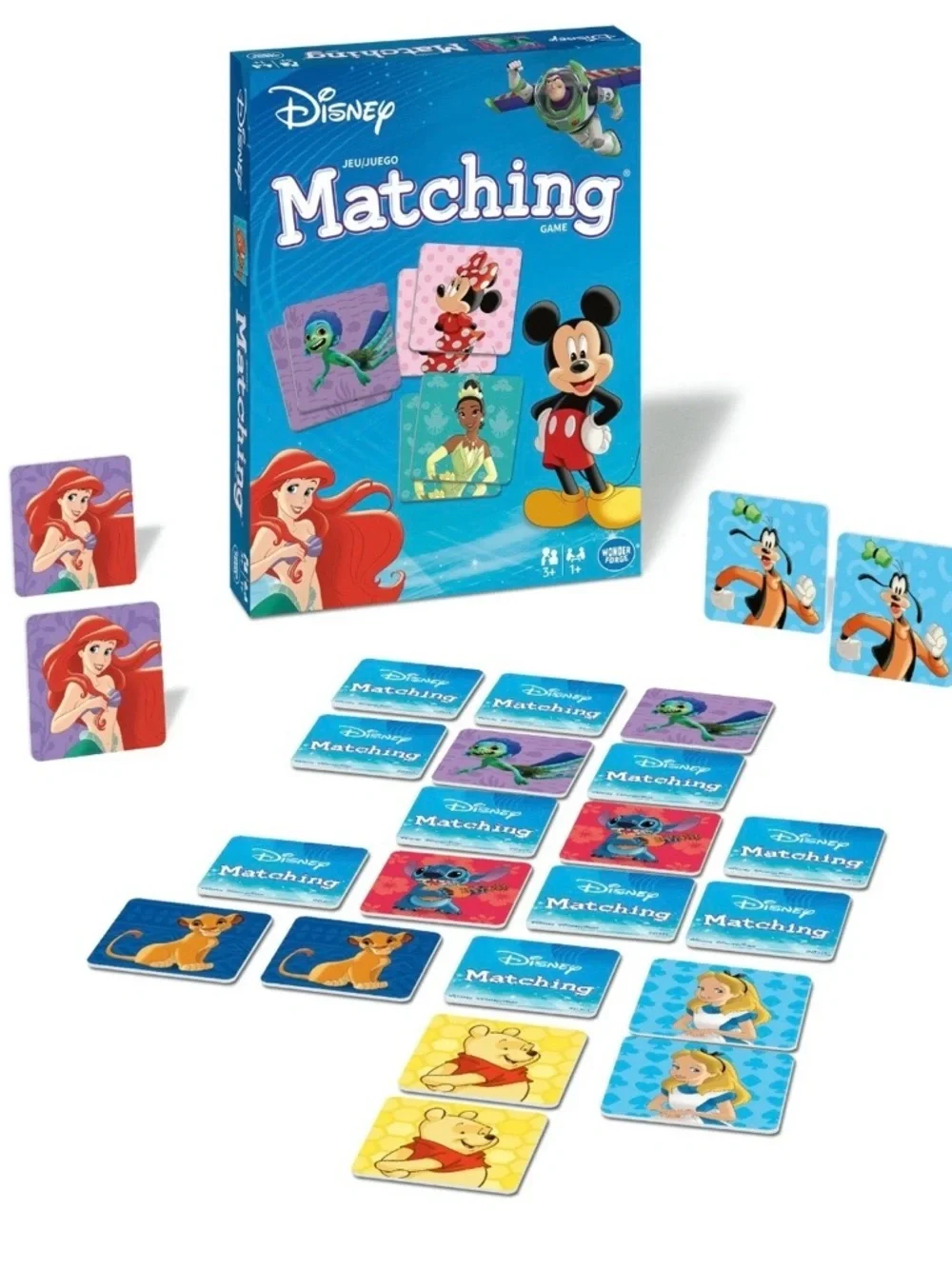 Wonder Forge Disney Classic Matching Memory Game